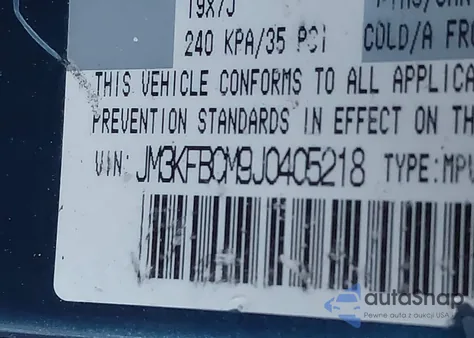 2018 Mazda Cx-5 Touring z USA, uszkodzony, nr VIN JM3KFBCM9J0405218